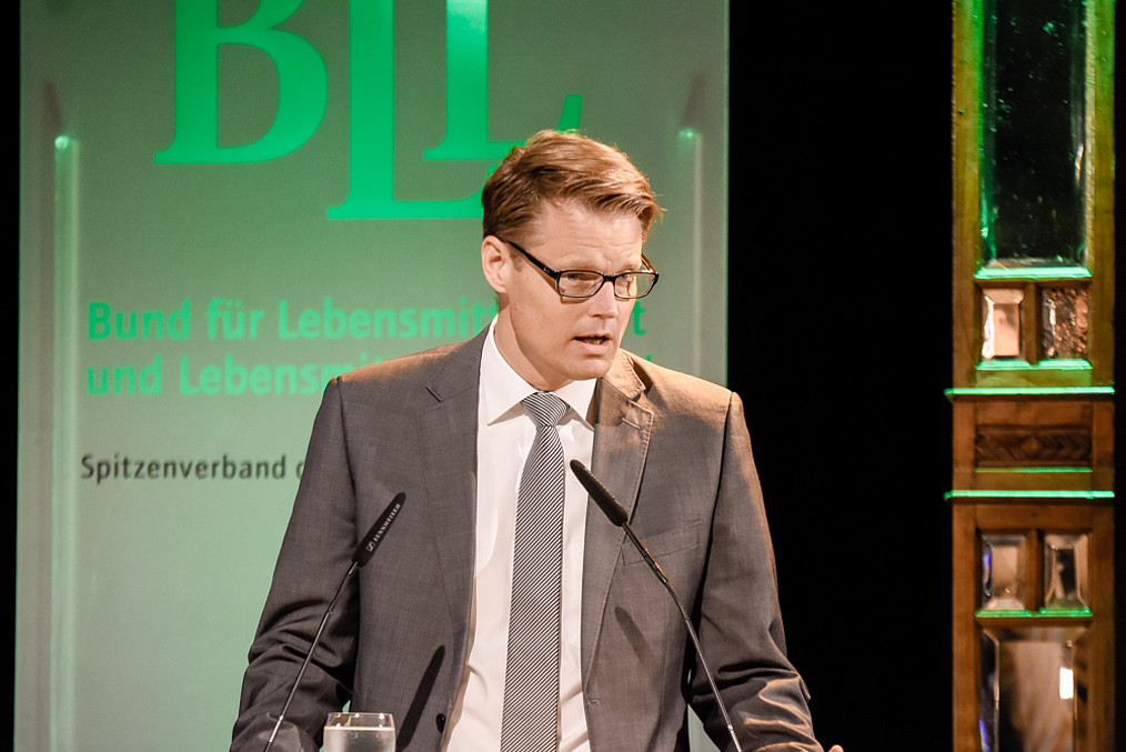BLL-Vizepräsident Rolf Lange bei seiner Eröffnungsrede